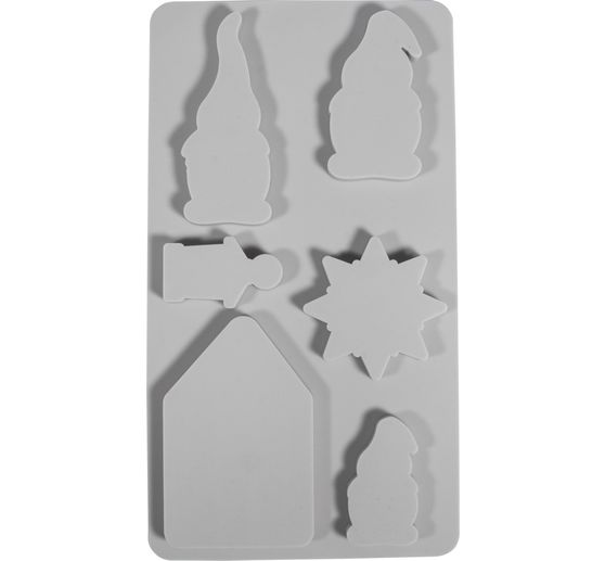 Silicone casting mould "Secret Santa"