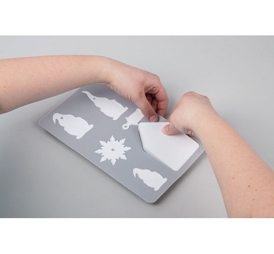 Silicone casting mould "Secret Santa"