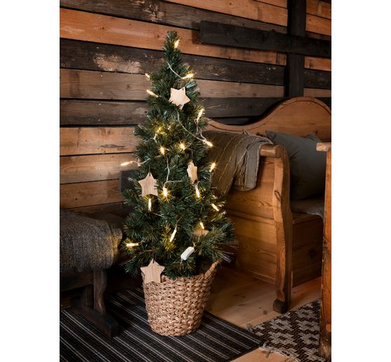 Konstsmide LED Mini Lichterkette mit Schalter, 20 warmwei&szlig;e Dioden