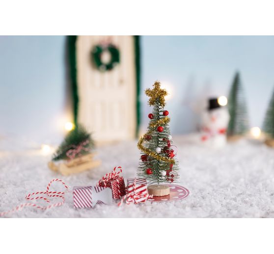 Mini Bastelset Wichtelt&uuml;r "Weihnachtsbaum"
