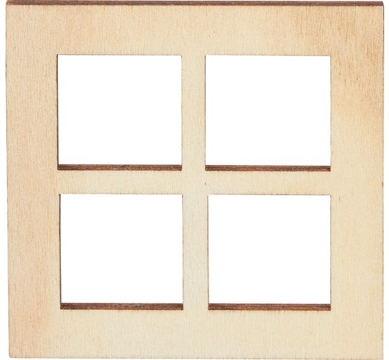 Miniatur Fenster quadratisch "schmale Tiefe"