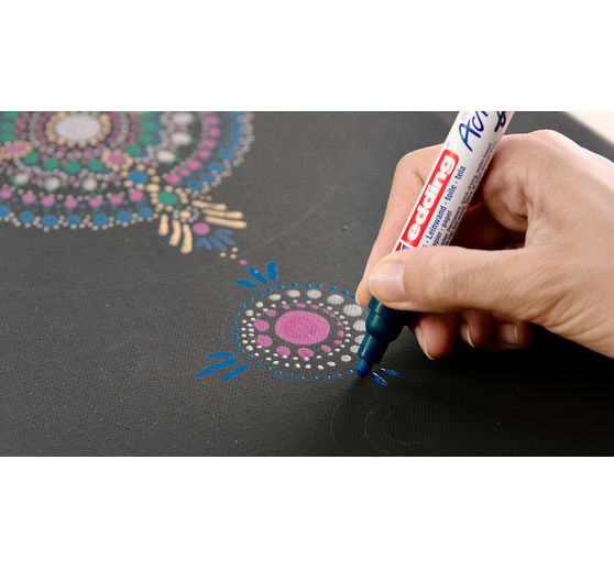 edding 5100 Acrylic "Acrylmarker - Festlich", Mittel, 5er-Set