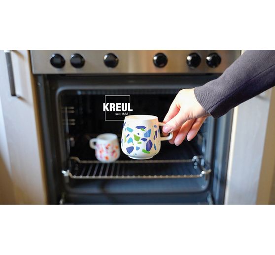 KREUL Glass & Porcelain Classic-Set "Color Living"