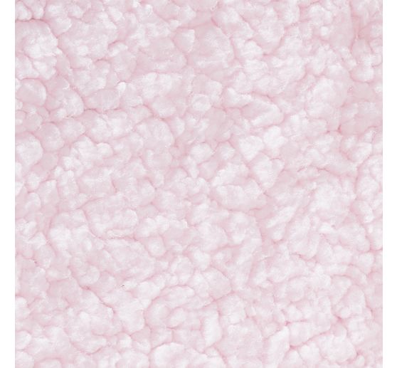Fleece-Stoff "Lamm Ros&eacute;"