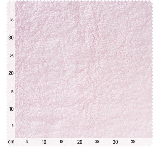 Fleece-Stoff "Lamm Ros&eacute;"