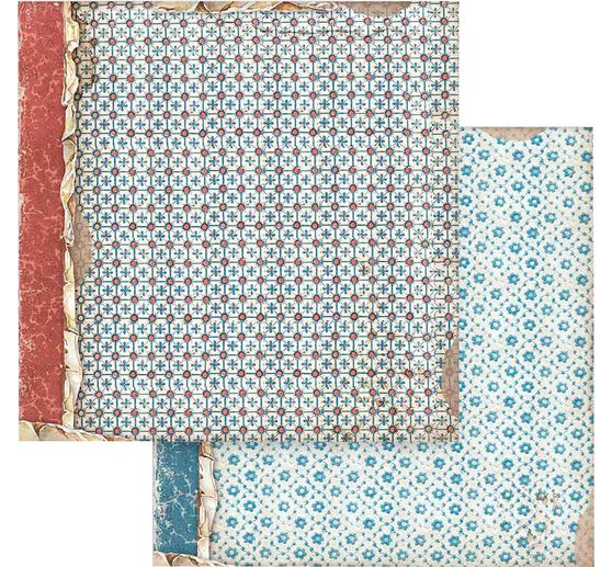 Scrapbook-Block "Vintage Library Backgrounds"