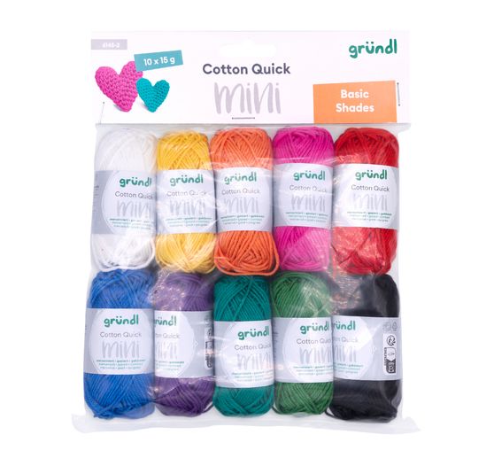 Gr&uuml;ndl Cotton Quick Mini "Basic Shades"