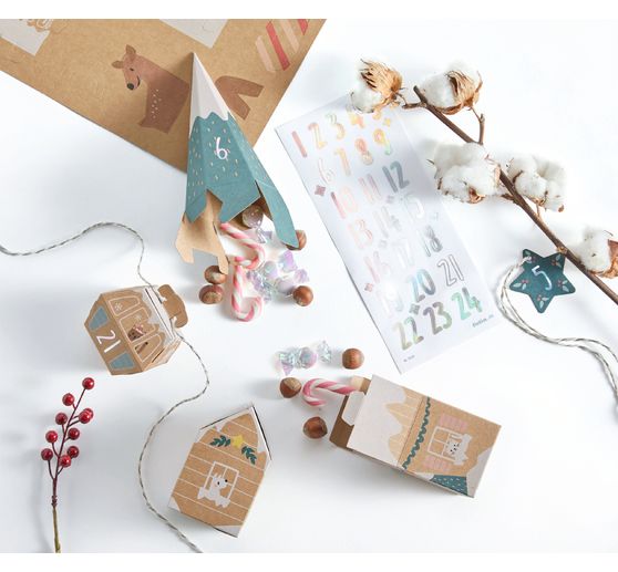 Adventskalender-Set "Snow Village"