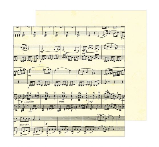 Faltbl&auml;tter "Text und Noten"
