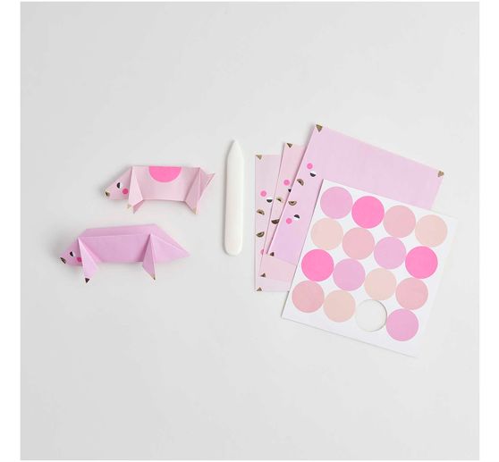 Origami "Gl&uuml;cksschweinchen"
