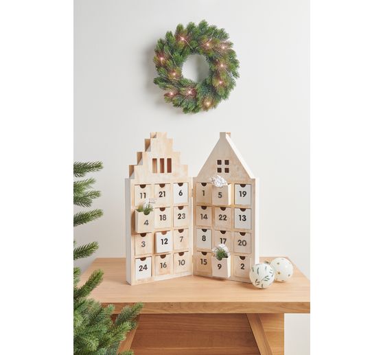 Adventskalender "Haus", aufklappbar