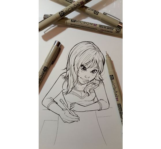 Sakura Pigma Micron "Manga Sammlung", 6er-Set