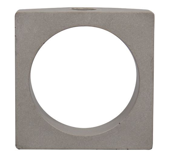 Silikon Gie&szlig;form "Vase Quadrat mit Kreis"