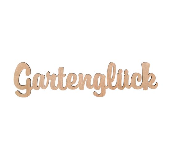 Lettering "Gartengl&uuml;ck"