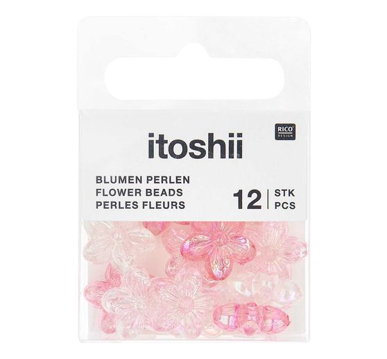 itoshii Perlen-Set "Bl&uuml;ten Holographisch"