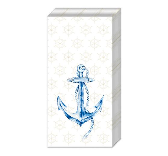 Papiertaschent&uuml;cher "Anker"