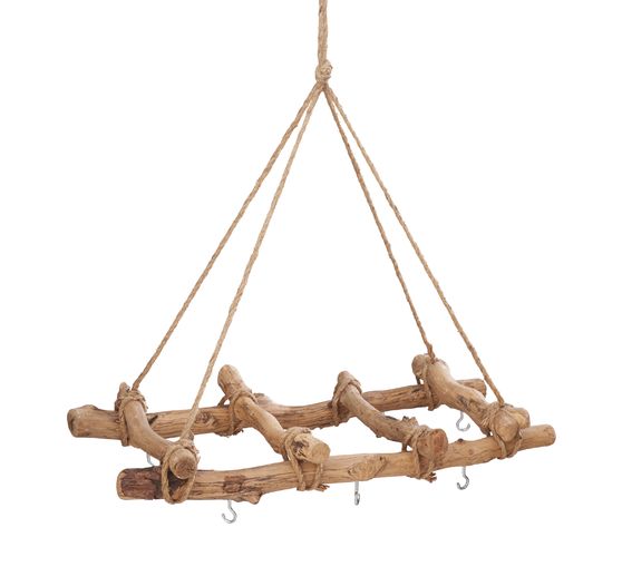 Holz Deko Leiter mit &Ouml;sen, zum H&auml;ngen
