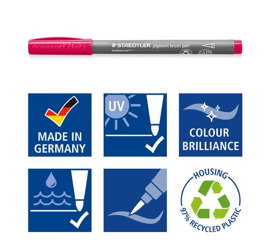 STAEDTLER Brush Pens, 4er-Set