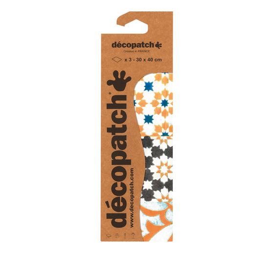 D&eacute;copatch paper "Tile mosaic colorful"