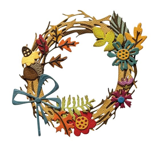 Sizzix Thinlits Stanzschablone "Foliage Wreath by Tim Holtz"