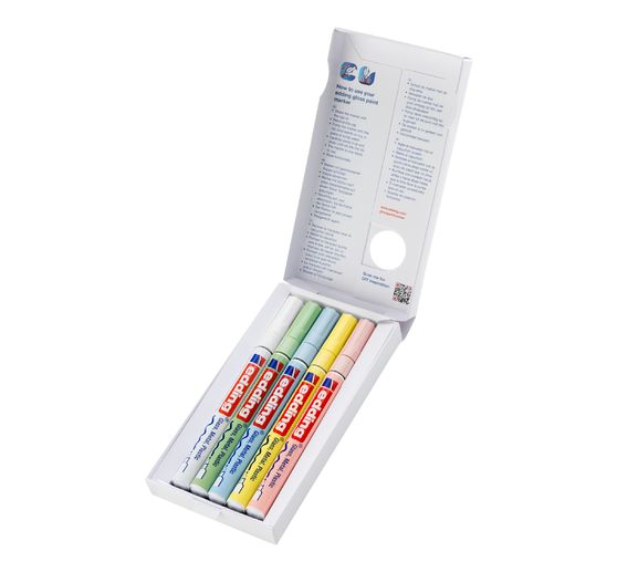 edding 751 Glanzlack-Marker Pastell, 5er-Set