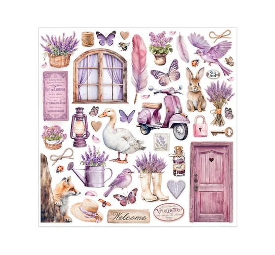Scrapbook-Block "Lavender"
