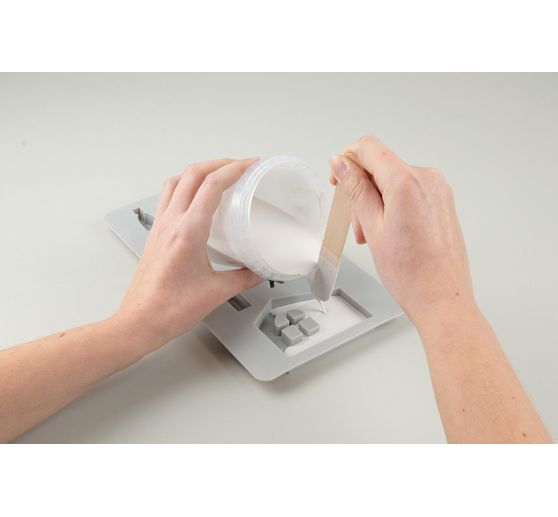 Silikon-Gie&szlig;form "Mini Krippe"