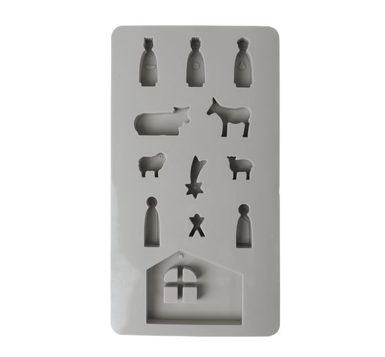 Silikon-Gie&szlig;form "Mini Krippe"
