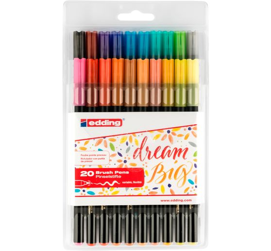 edding 1340 "Brush Lettering", 20er-Set