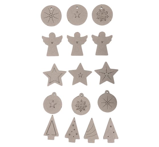 Silikon-Gie&szlig;form "Mini-Dekoformen X-Mas"