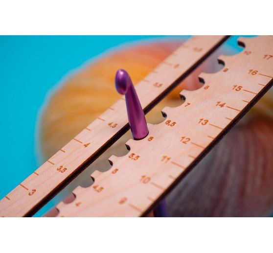 addiCalibro Wooden needle gauge set