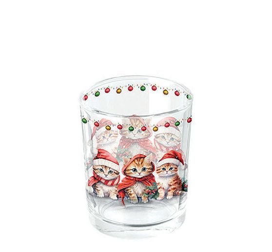 Serviette "Lustige Weihnachtsk&auml;tzchen"