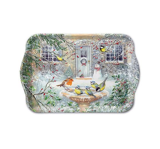 Serviette "Winterszene"