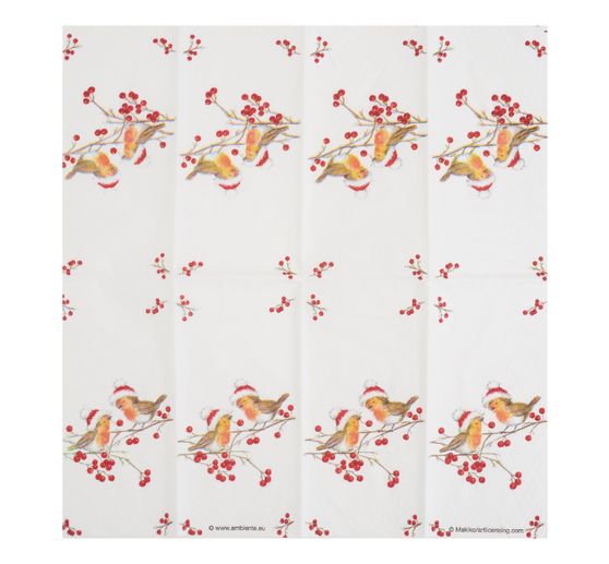 Papiertaschent&uuml;cher "X-Mas Robin"