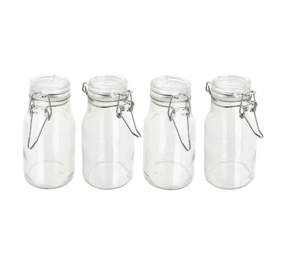 VBS Vorratsglas mit B&uuml;gelverschluss, 170 ml