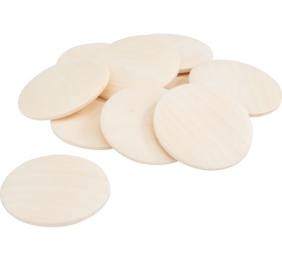 VBS Wooden platine "Curved", &Oslash; 40 mm