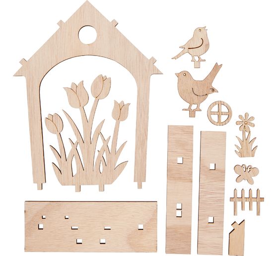VBS Wooden building kit house "Spring awakening"