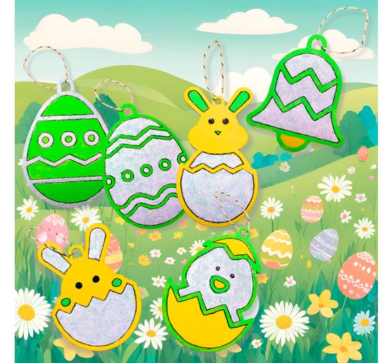 Cl&eacute;op&acirc;tre Bastelmal-Set "Ostern"