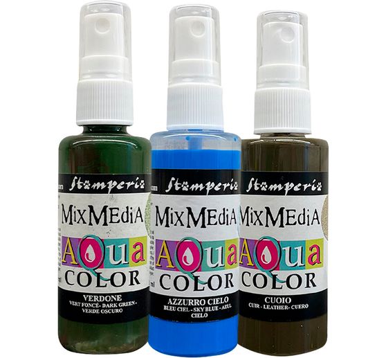 Stamperia Aquacolor "Hiddene Grove", set of 3