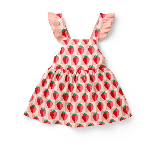 Cotton fabric "Strawberries"