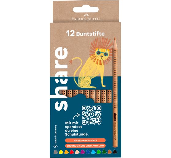 share wasserverd&uuml;nnbare Buntstifte Basic