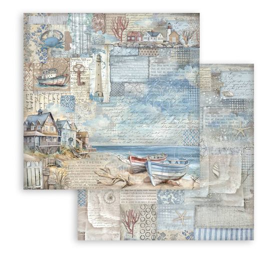 Scrapbook-Block "Silent Sea"