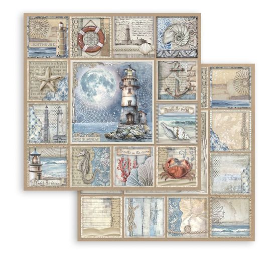 Scrapbook-Block "Silent Sea"