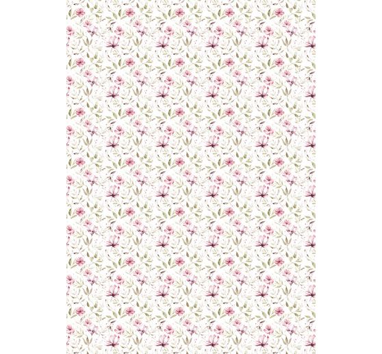 Motif straw silk assortment "Secret Garden", set of 8