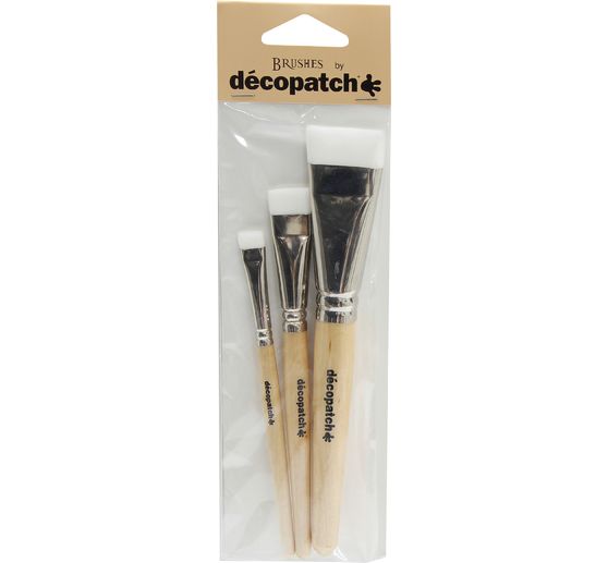 D&eacute;copatch nylon brushes, set of 3