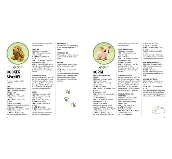 Buch "Mini-Amigurumis &ndash; S&uuml;&szlig;e Hunde"