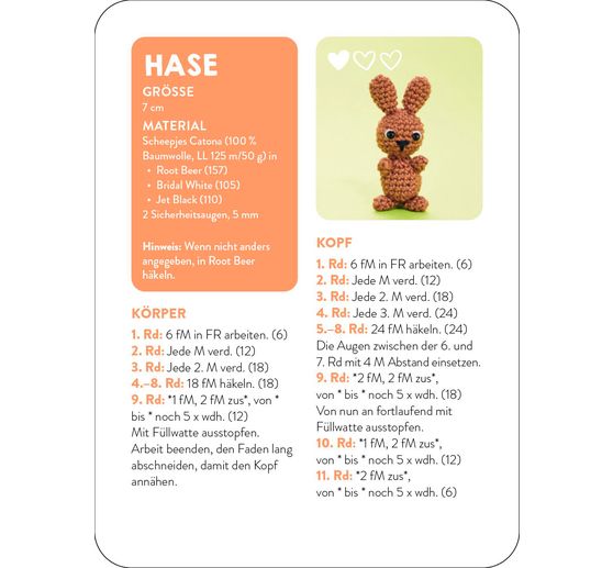 Kartenset "55 x h&auml;keln - Mini-Amigurumi"