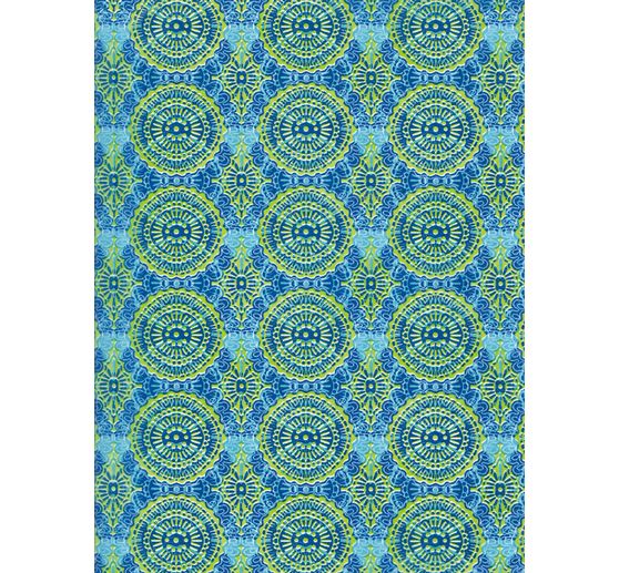 D&eacute;copatch paper "Mandala Blue"