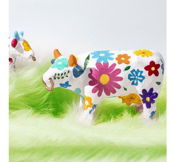 Cow, paper mache