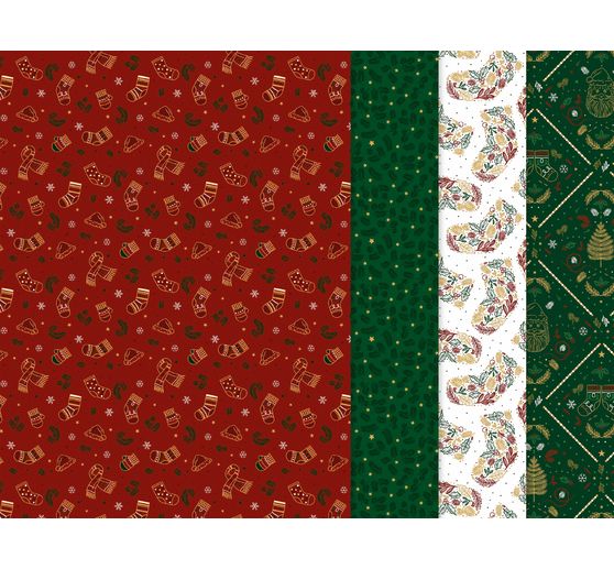D&eacute;copatch Pocket Hot-Foil Collection Mix and Patch "Vintage Weihnachten"